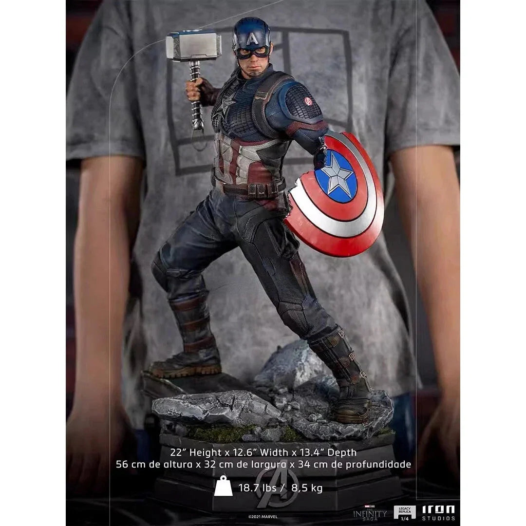 Marvel Captain America - Infinity Saga - Legacy Replica 1/4 - Iron  by Iron Studios - Medaid International