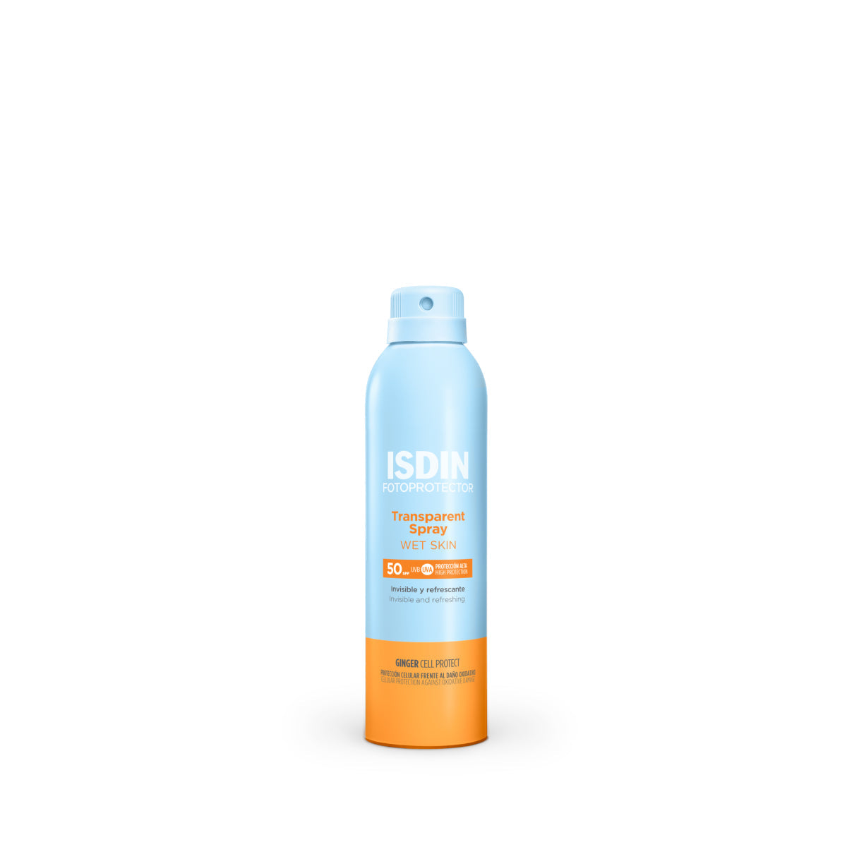 FOTOPROTECTOR TRANSPARENT SPRAY WET SKIN SPF50