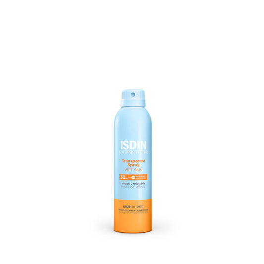 FOTOPROTECTOR TRANSPARENT SPRAY WET SKIN SPF50