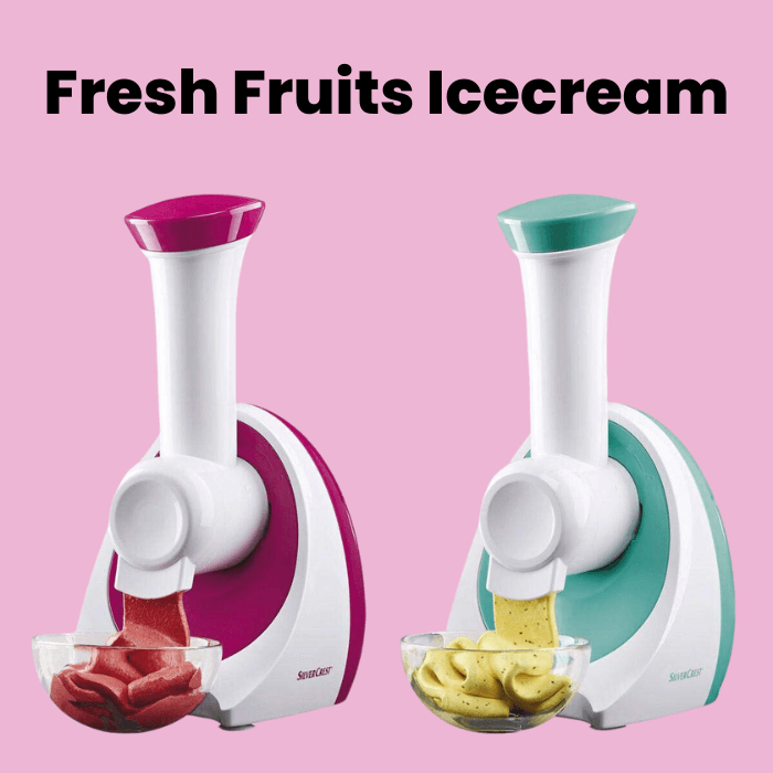 Silver Crest™ 100% Fresh Fruit Ice Cream Maker - Medaid International