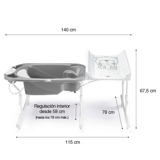 Cam - Idro Baby Estraibile BabyBath Changing Station - C265 - Bath Time