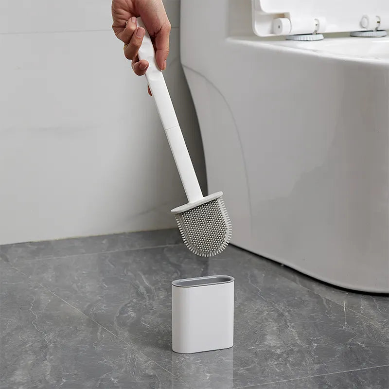 Flexible Toilet Silicone Brush فرشاة تواليت سيليكون مرنة