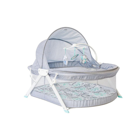 Infantino Sweet Dreams Fold & Go Bedside Bassinet (Grey)