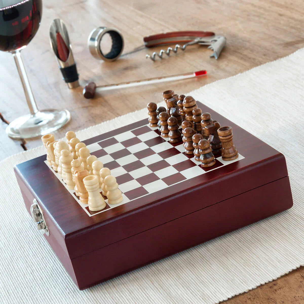 Chess Wine Set 37 Pcs InnovaGoods