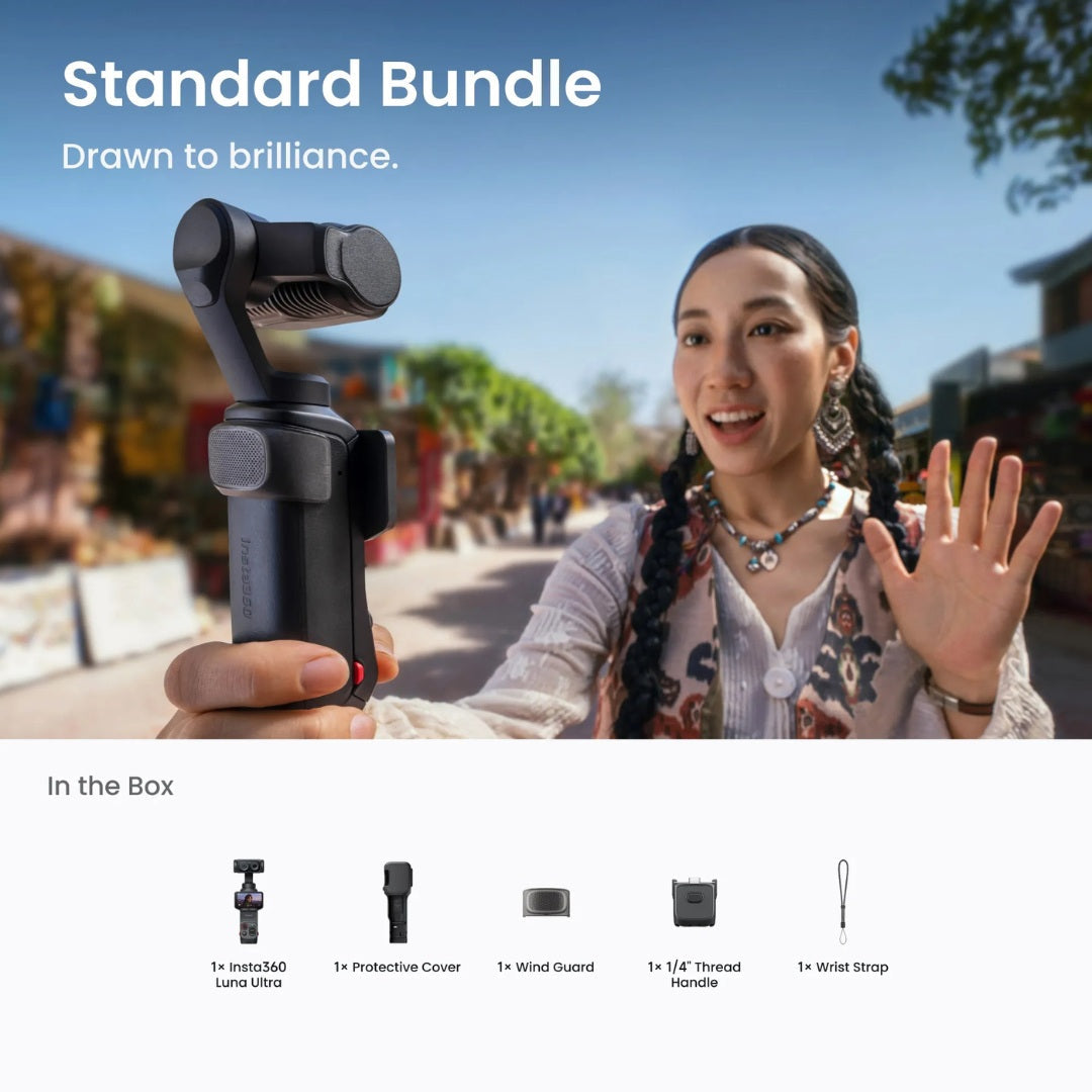 Insta360 Luna Ultra Dual-Lens 8K Gimbal Camera