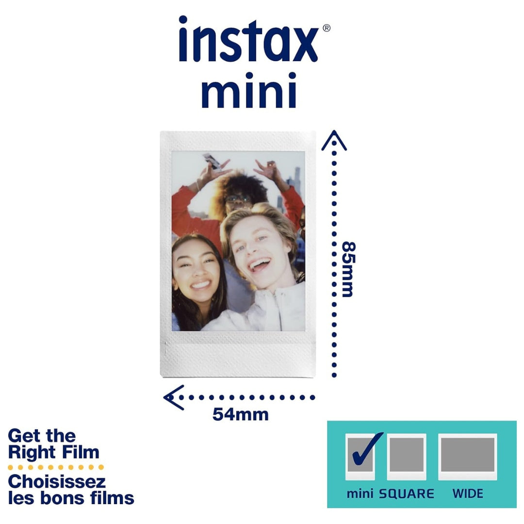 Fujifilm Instax mini Instant Film Blue Marble border