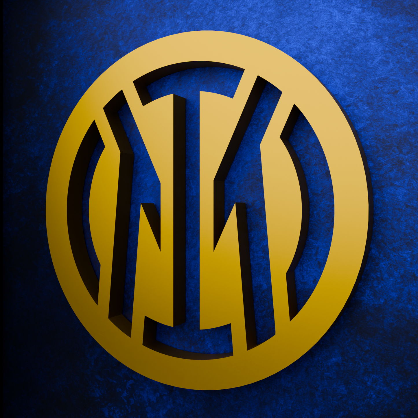 Inter Milan Frame WIth 3D-printed Logo