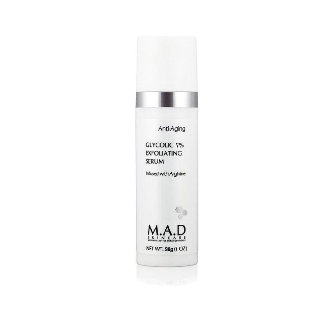 M.A.D Glycolic 7% Exfoliating Serum 30ml - Medaid International
