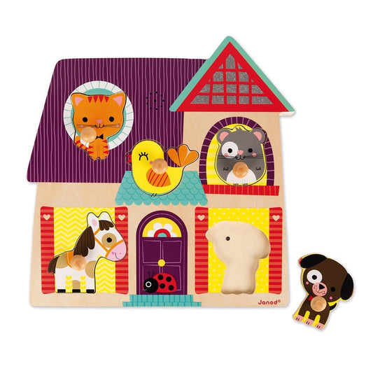 Janod Sound Puzzle House