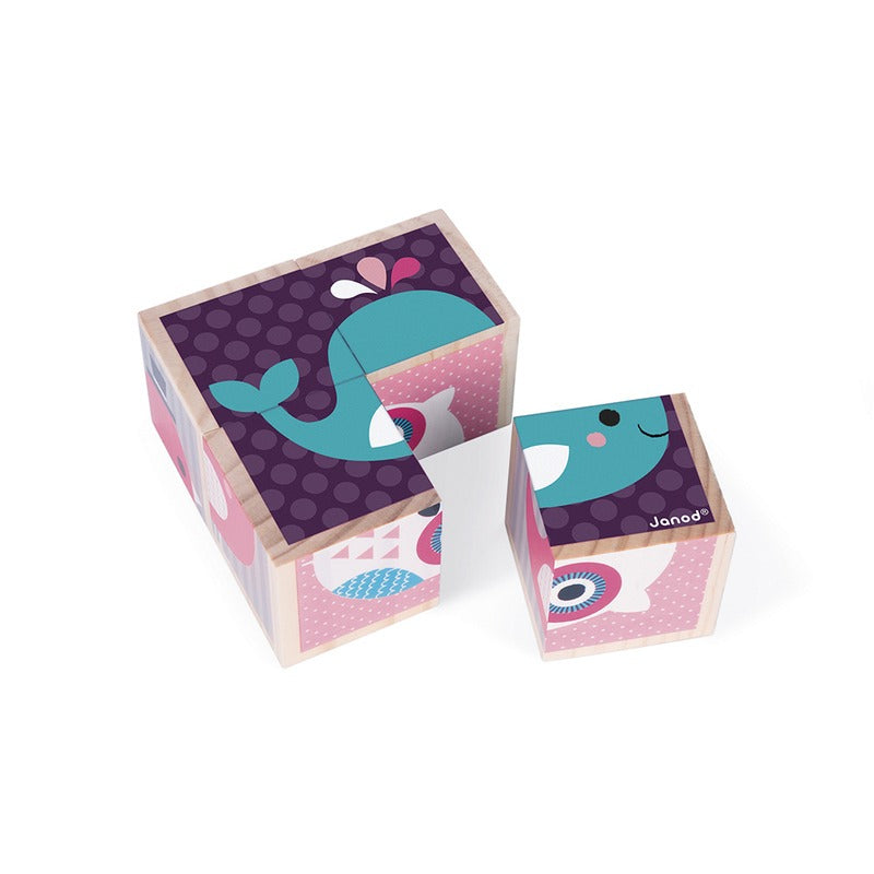 Janod My First Blocks -baby Animals