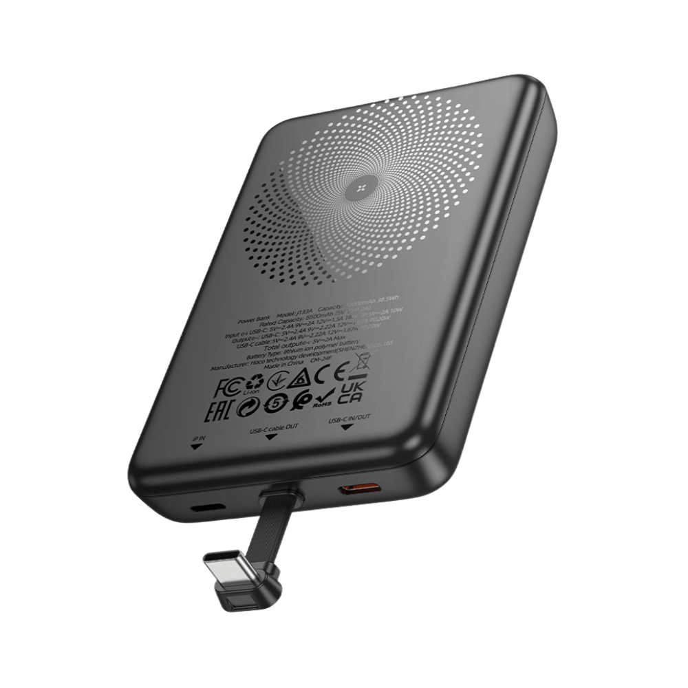 Hoco Power Bank PD20W USB-C Cable 10000mAh