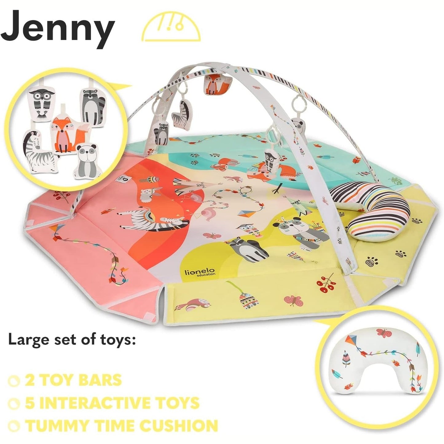 Lionelo Jenny Multicolor Playmat