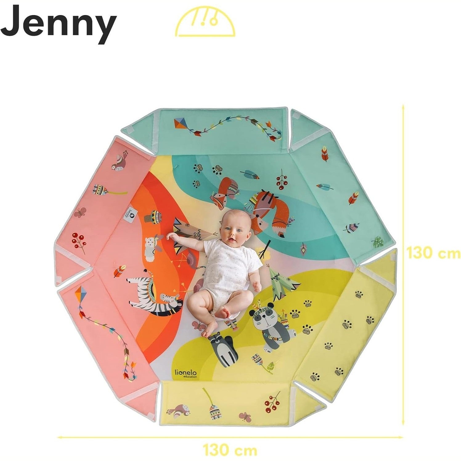 Lionelo Jenny Multicolor Playmat