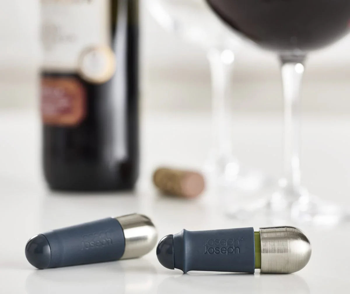 Joseph   Joseph   Barwise   Twist-Lock   Wine   Stoppers   Set   Of   2