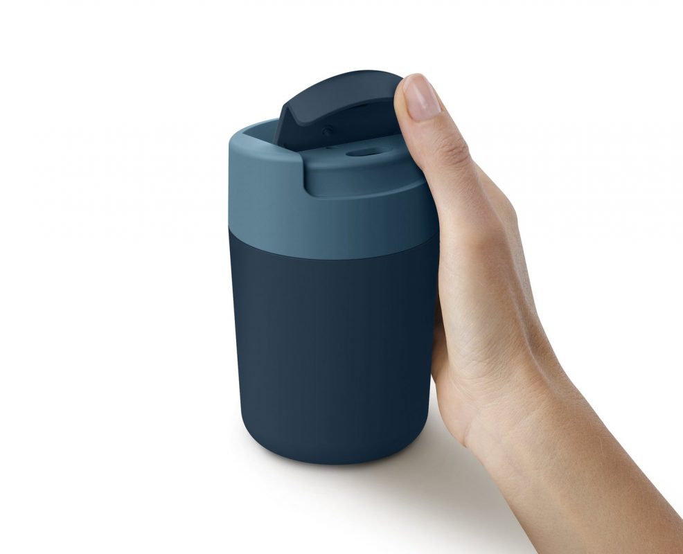 Joseph Joseph Sipp™ Blue Travel Mug with Hygienic Lid 340ml