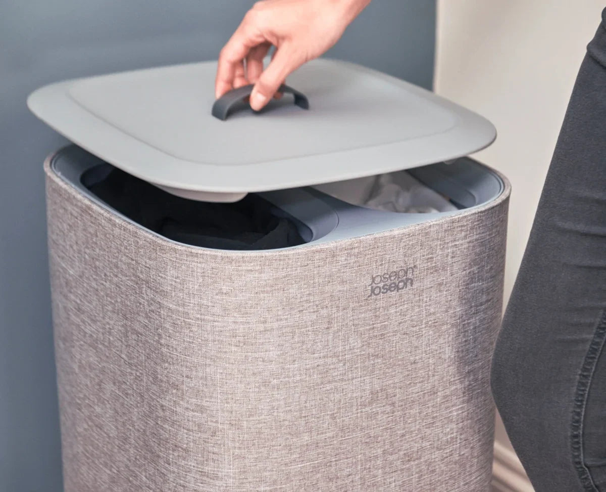 Joseph Joseph Tota 60L Laundry Separation Basket Black