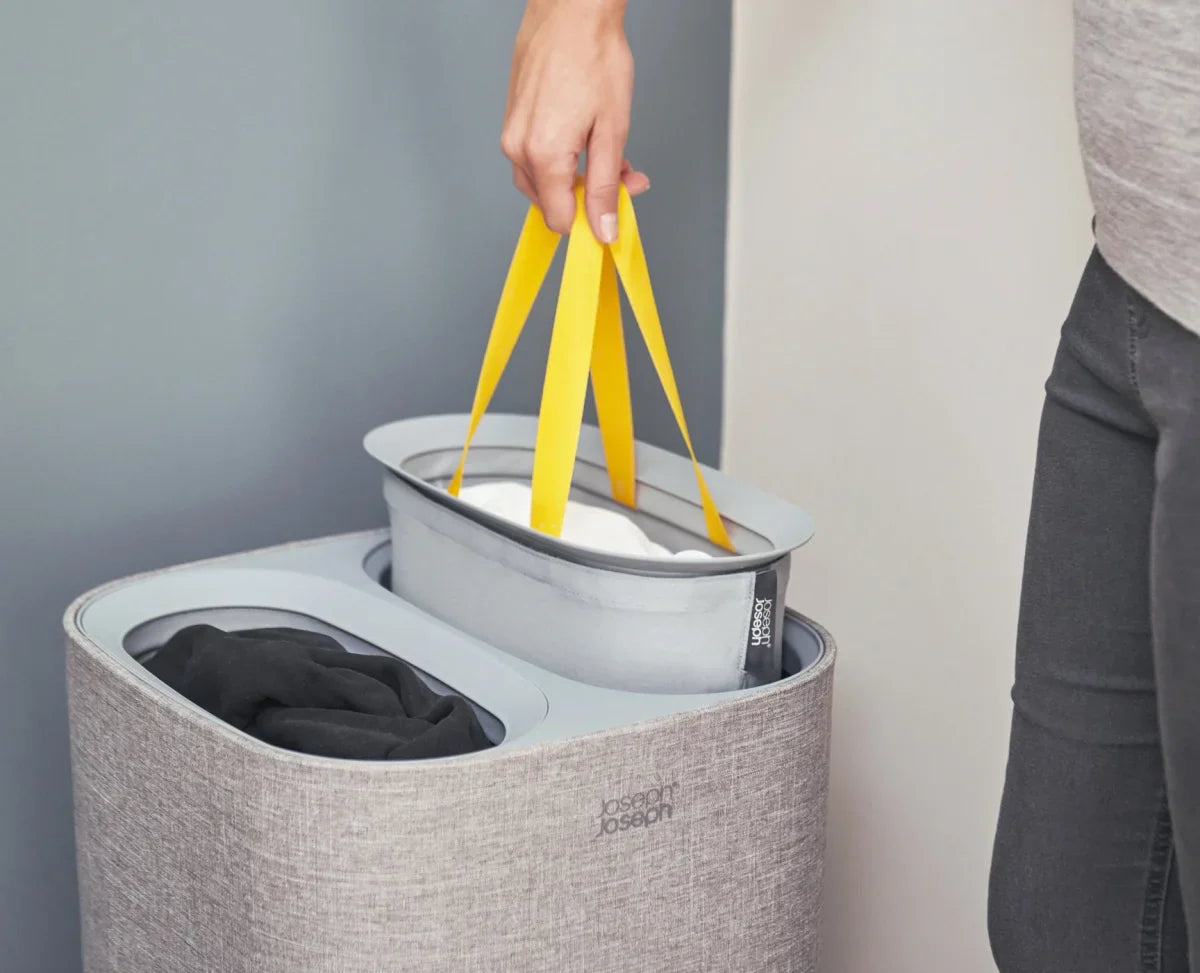 Joseph Joseph Tota 60L Laundry Separation Basket Black