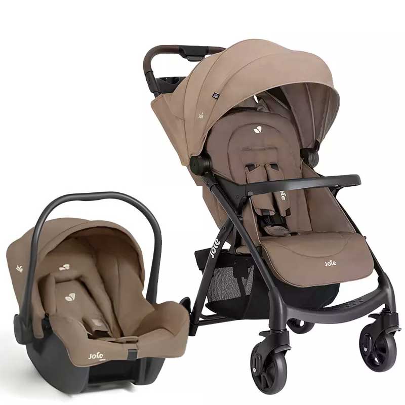 Joie Muze LX travel system ( stroller up to 22 kgs baby weight ) - Toffee