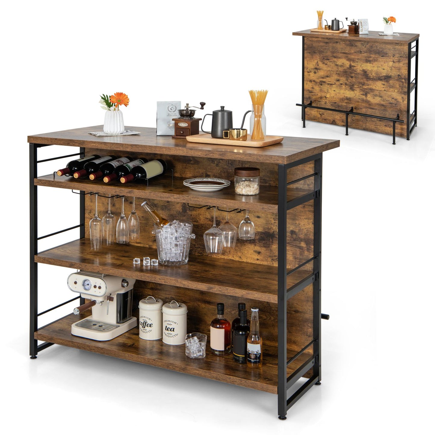 Costway Industrial Home Bar Unit