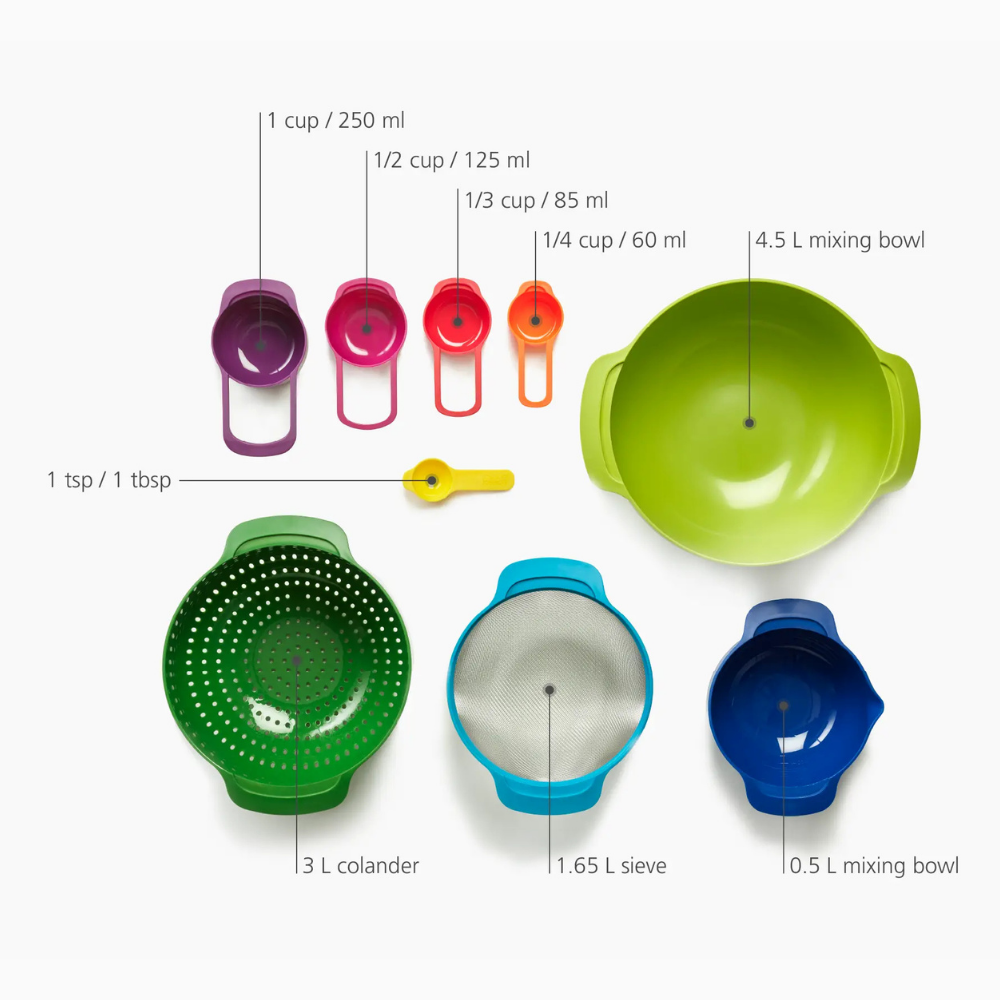 Joseph Joseph Nest 9 Plus Multicolor Bowl Set