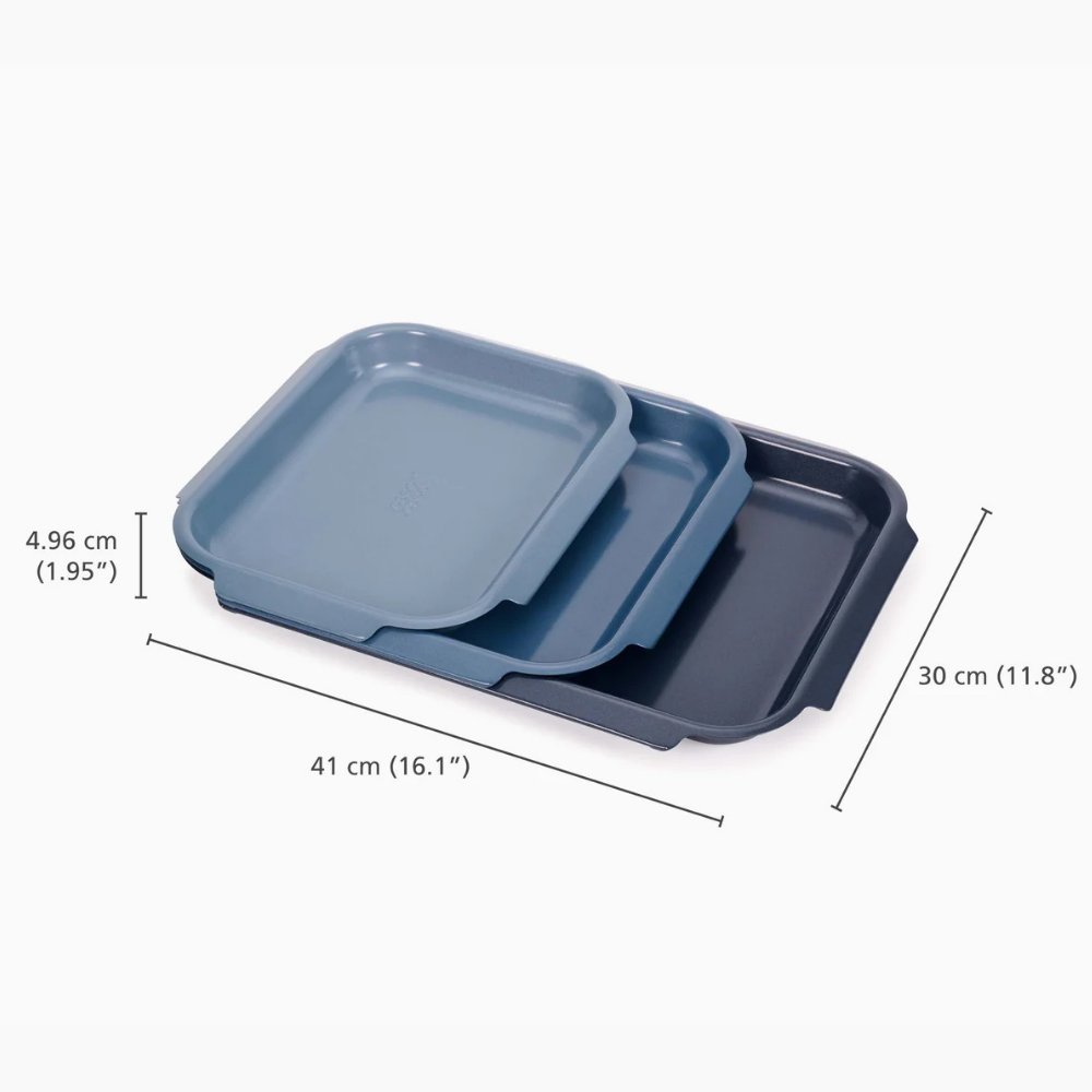 Joseph Joseph Nest Bake Non-Stick 3-piece Baking Pan Set