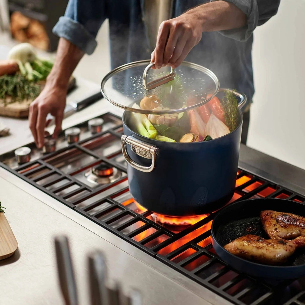 Joseph Joseph Space Folding Handle Ceramic Non-stick 25cm Stock Pot & Lid