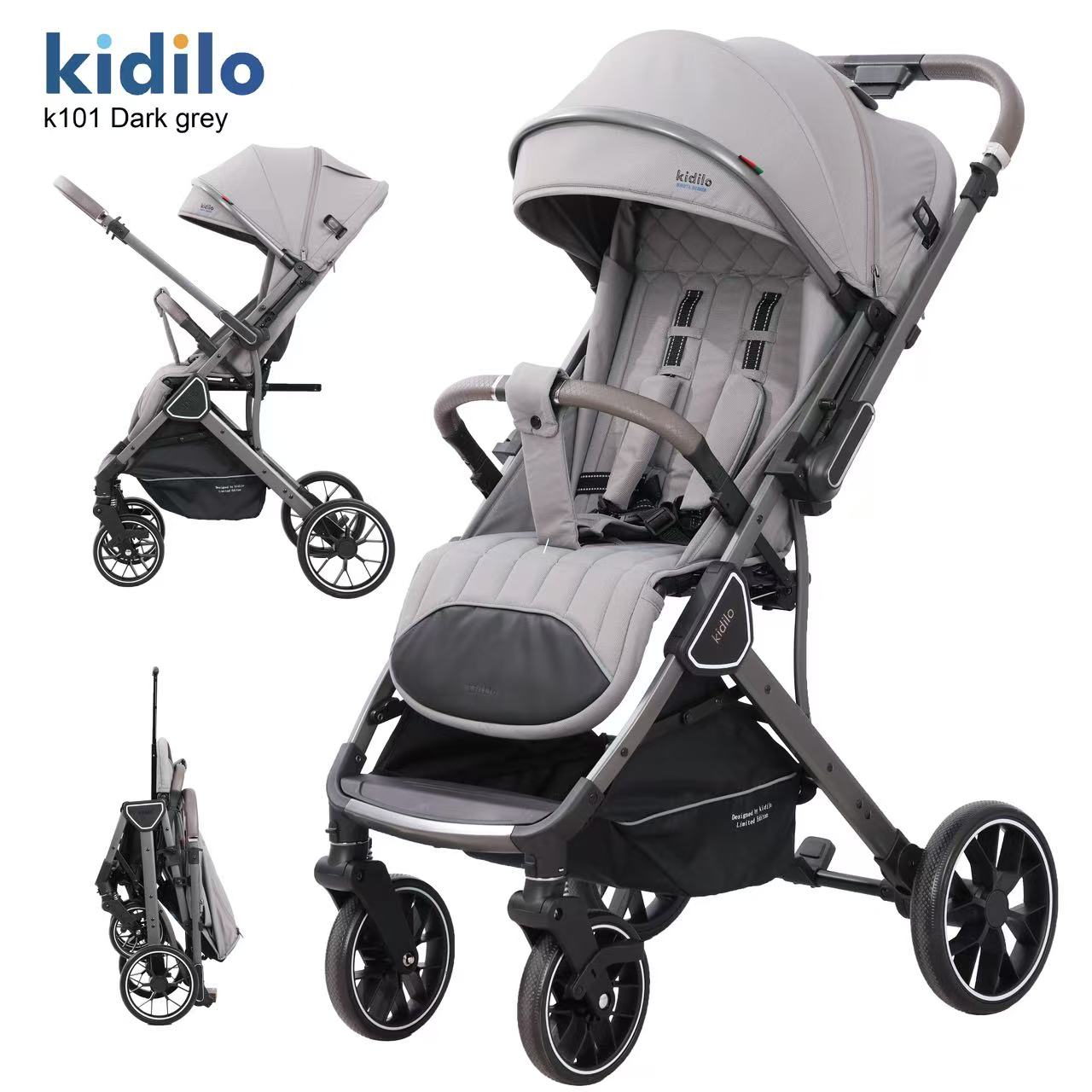 Kidilo K101 Lightweight Portable Baby Stroller