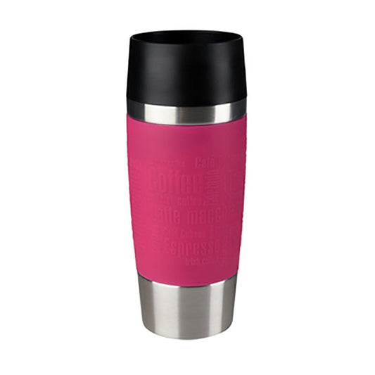 Tefal K3087114 Travel Mug 0.36L Raspberry Silver