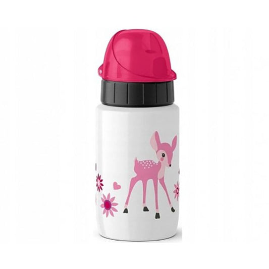 Tefal K3190312 Drink2Go Light Steel – Decor Little Deer 0,4L White