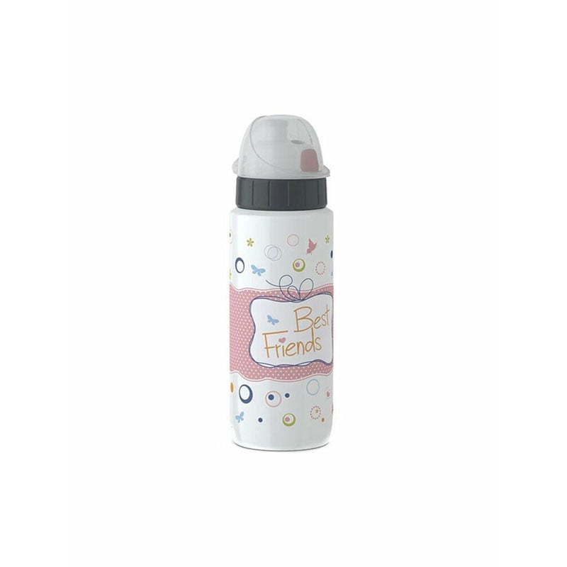 Tefal K3192312  Drink2Go Light Steel – Decor Best Friends 0,6L White