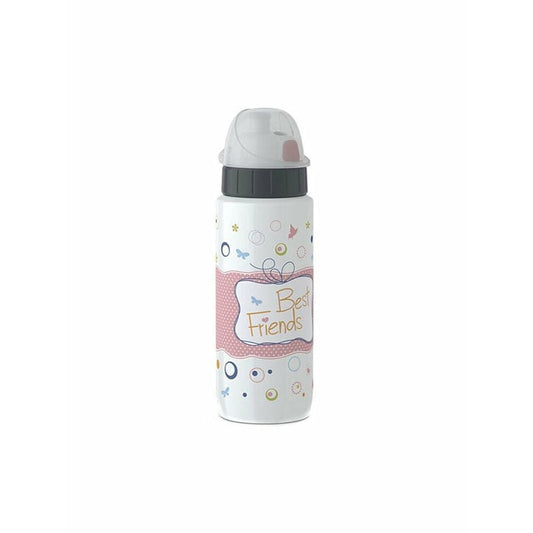 Tefal K3192312  Drink2Go Light Steel – Decor Best Friends 0,6L White