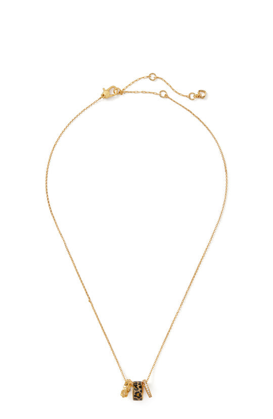 Kate Spade Women's Gold Flower Stacked Mini Pendant Necklace | Kate Spade In Lebanon