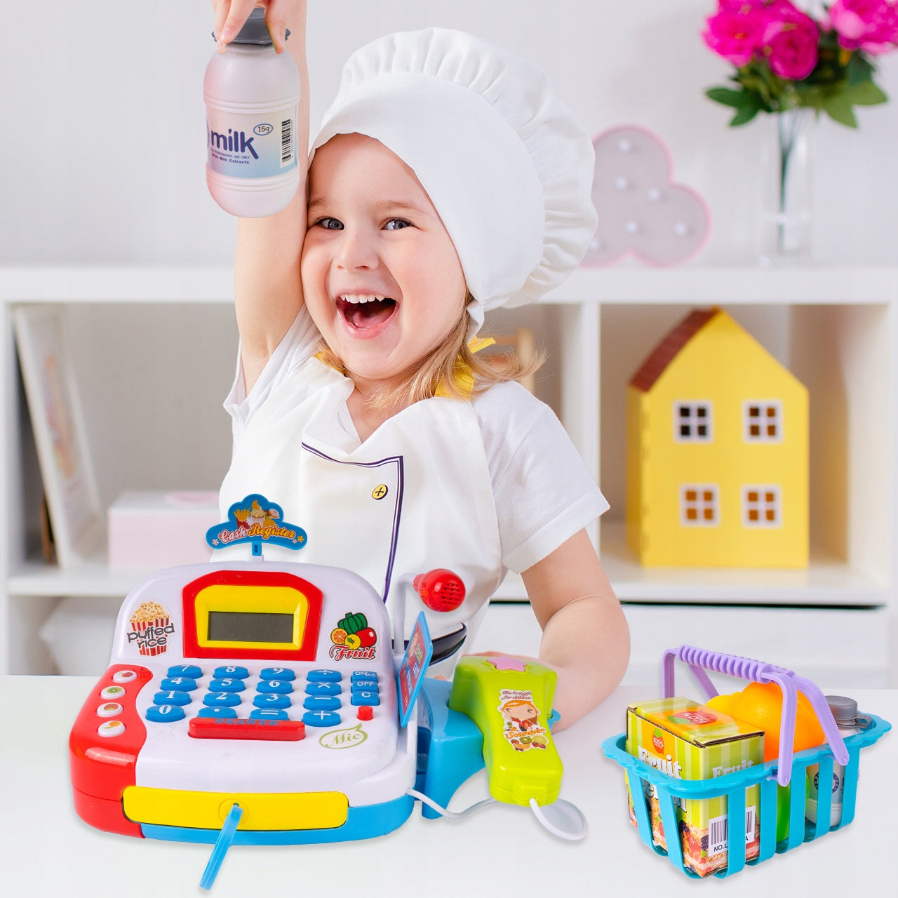 (Net)Cash Register With Accessories And Sound Dromader