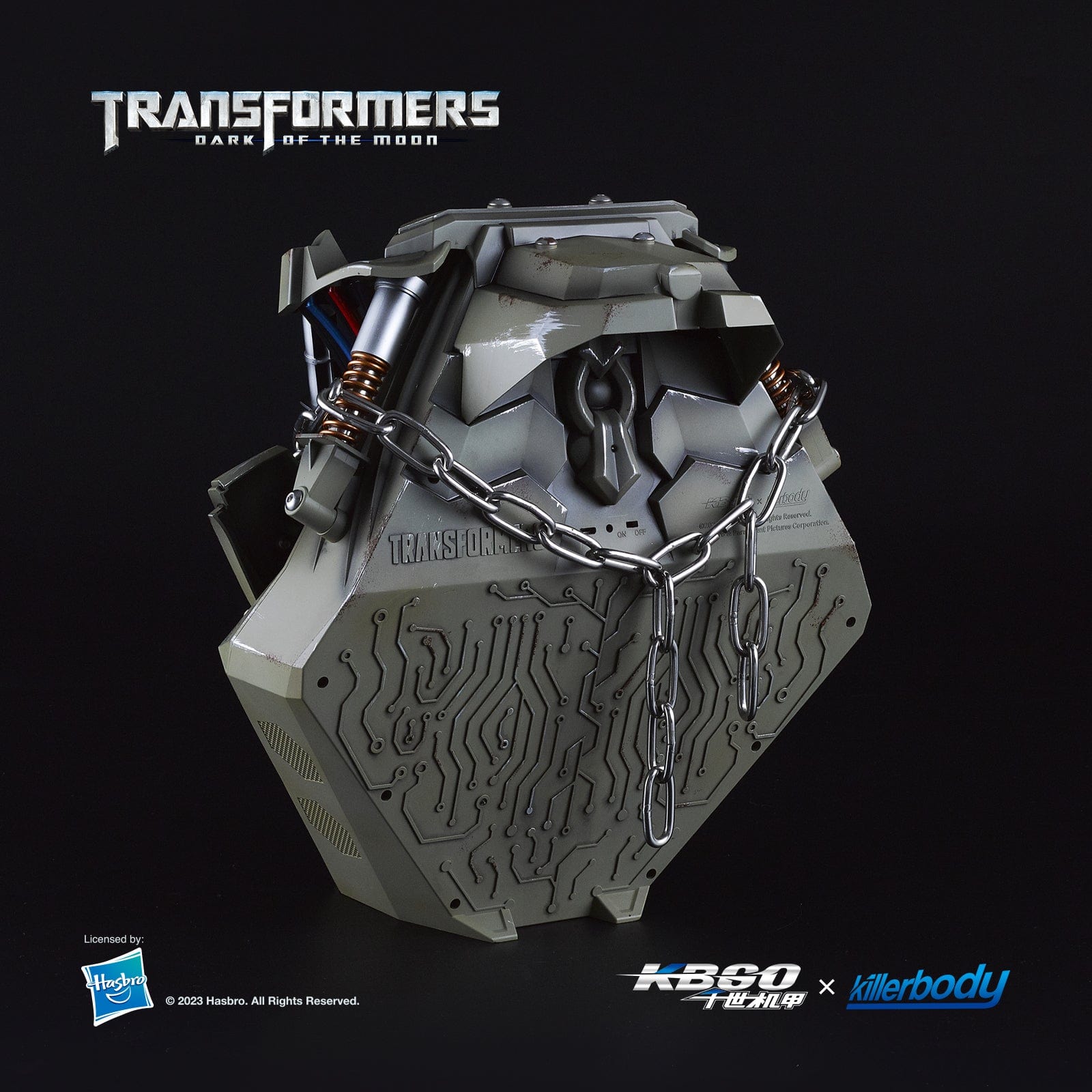 TRANSFORMERS Bluetooth Speaker Base for Megatron Wearable Helmet By Killer Body - Medaid International