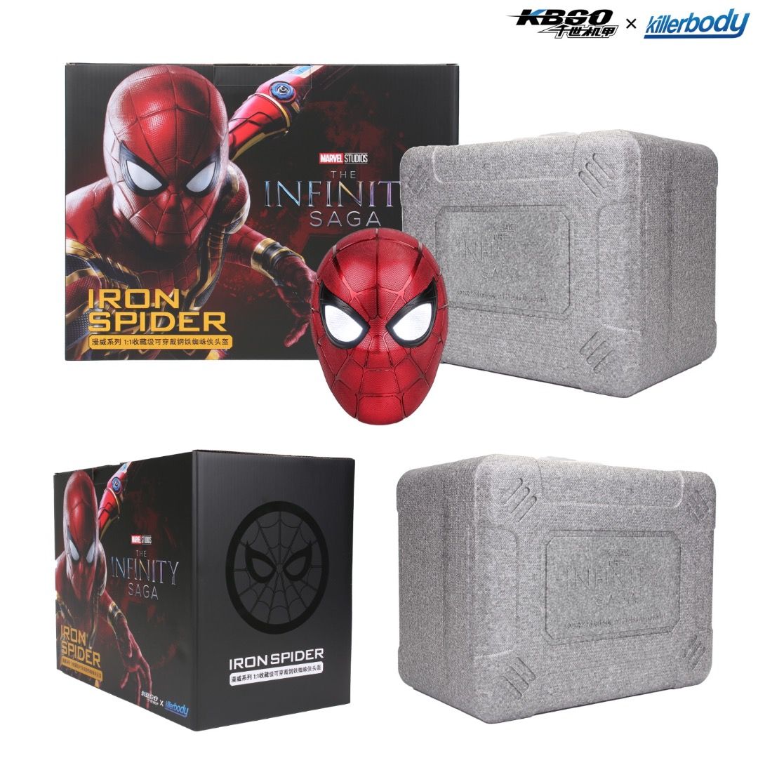 Marvel Iron Spider 1: 1 Collectible Wearable Helmet By Killer Body - Medaid International