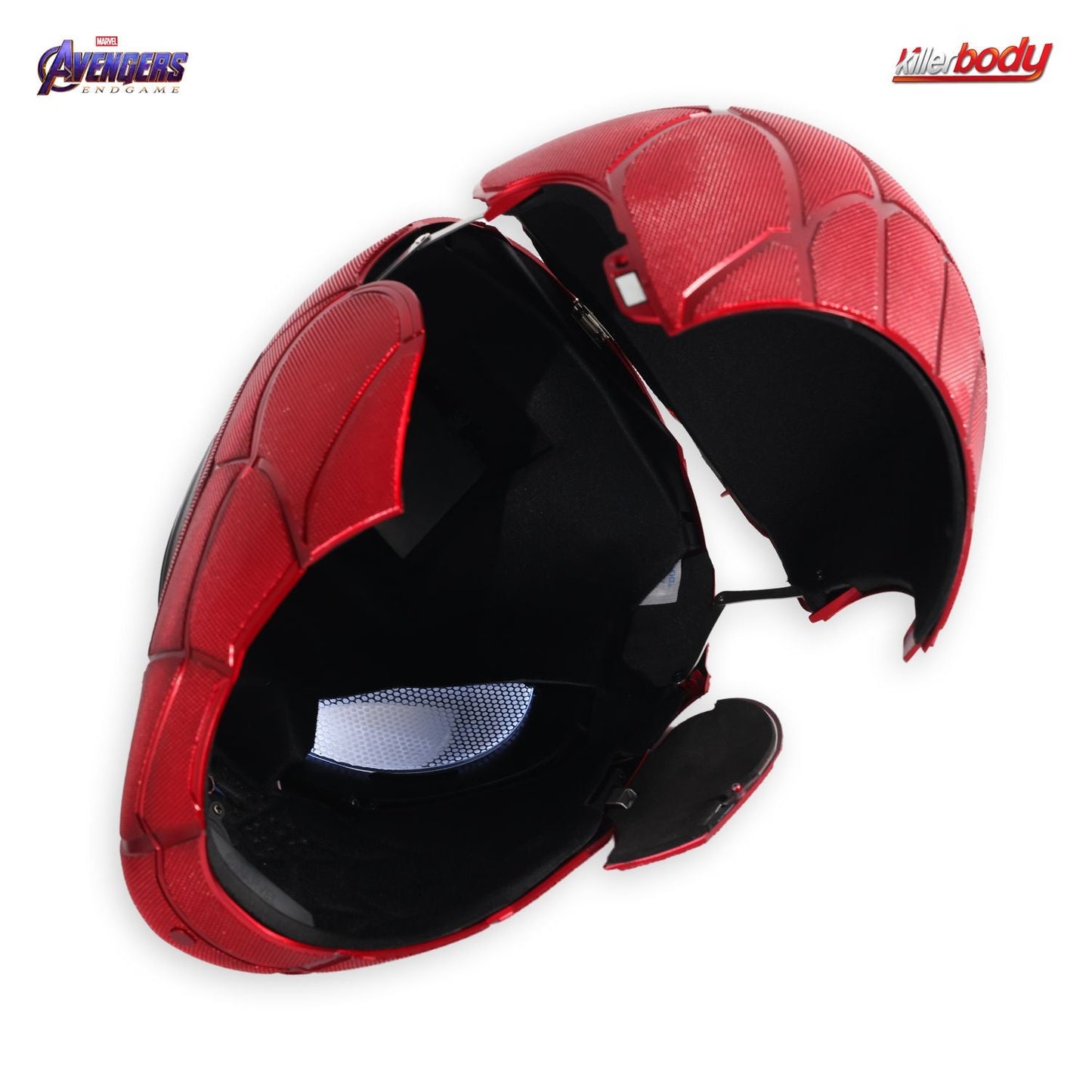 Marvel Iron Spider 1: 1 Collectible Wearable Helmet with base speaker By Killer Body - Medaid International