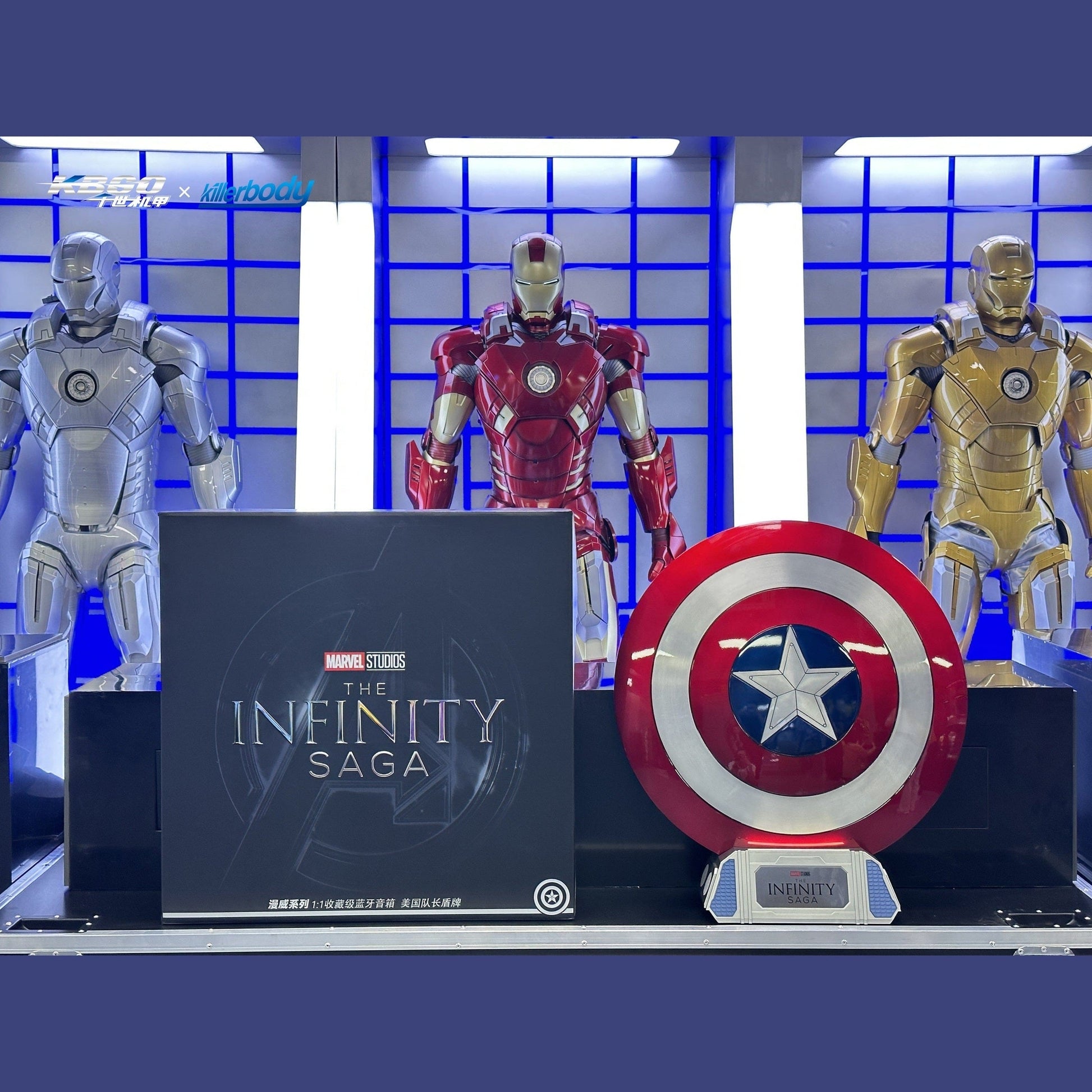 Marvel Captain America's Shield 1:1 Collectible Bluetooth Speaker By Killer Body - Medaid International