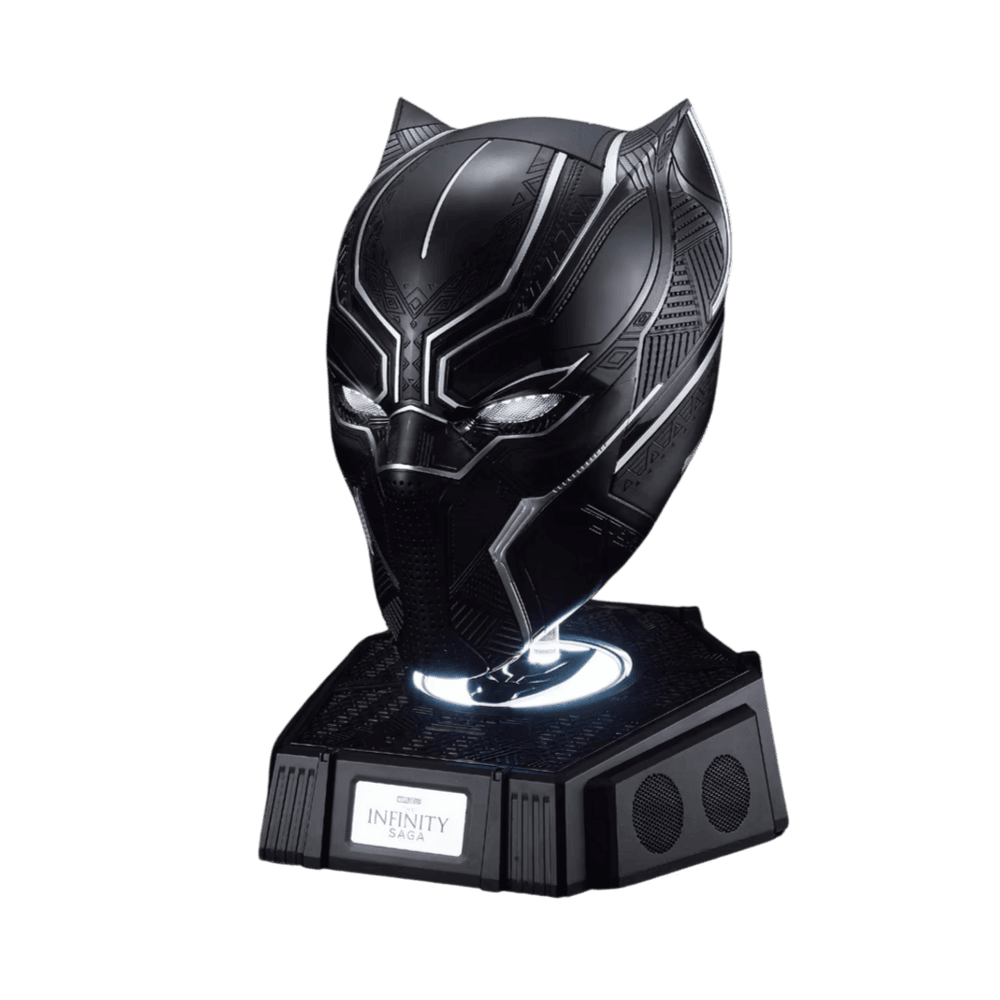Marvel Black Panther Helmet w/Eye Lights Touch Control System 1:1 Collectible Wearable By Killer Body - Medaid International