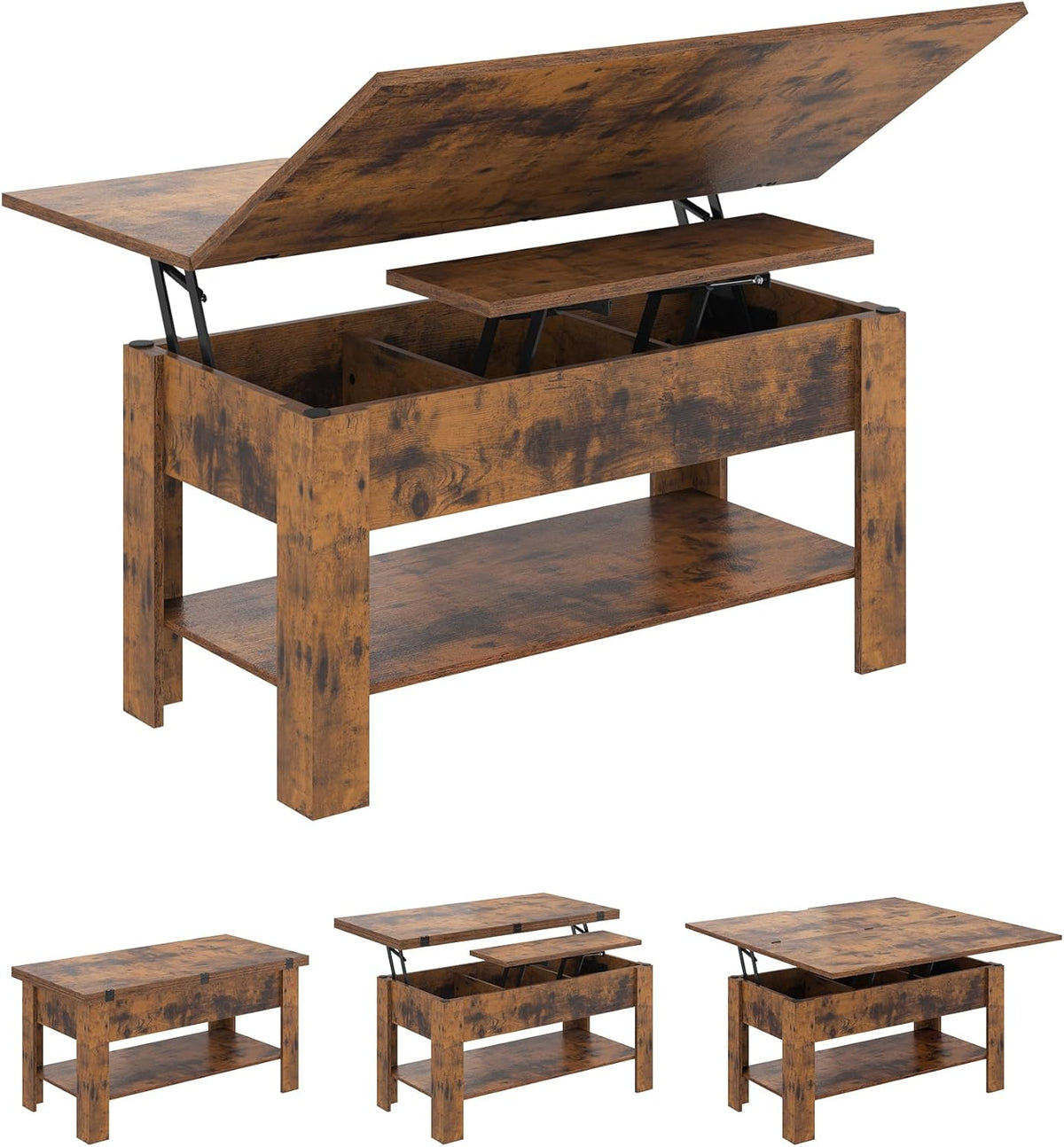 KIMENICH 3-in-1 Lift Top Coffee Table