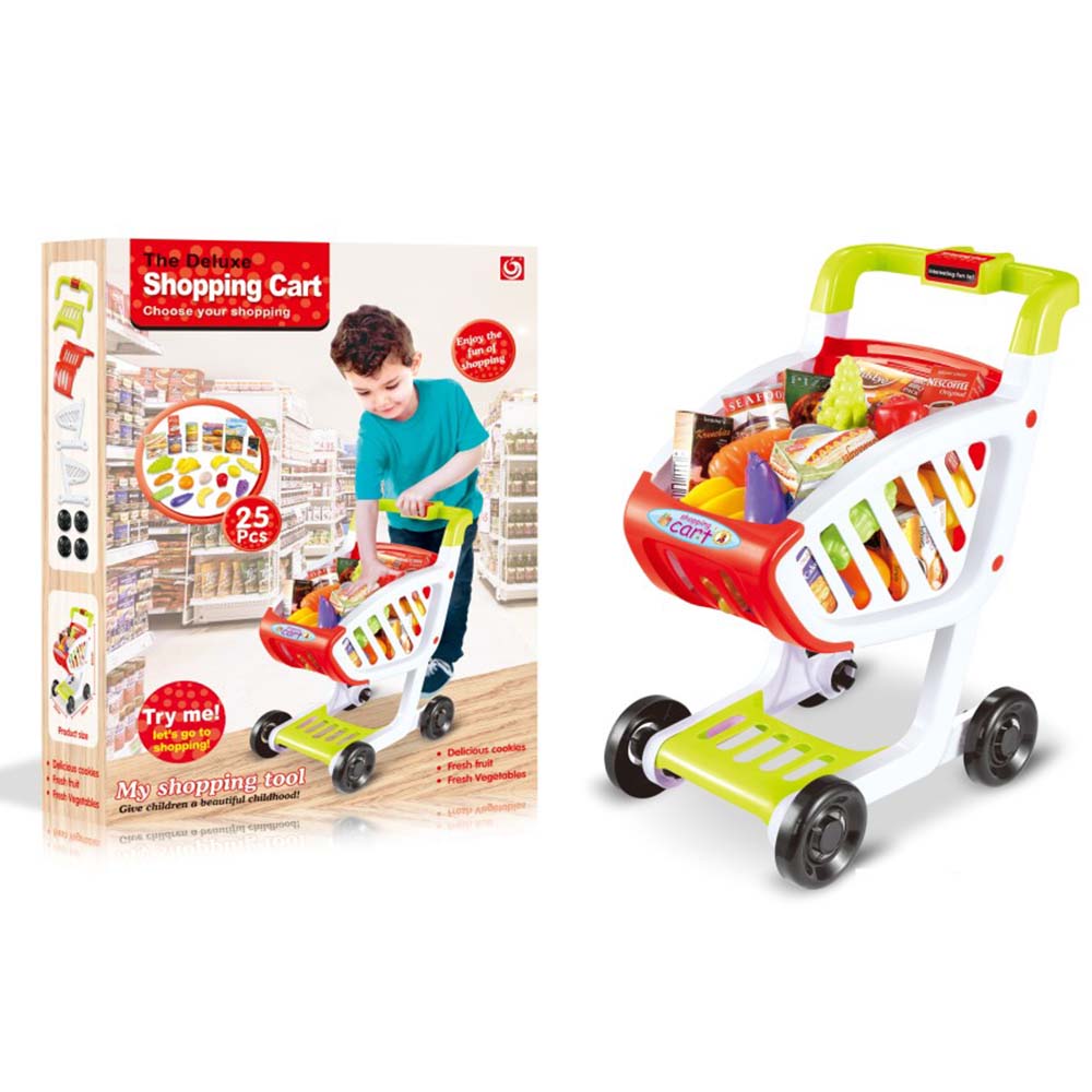 (Net)Toy Shopping Cart With Vegetables And Groceries Lebanon