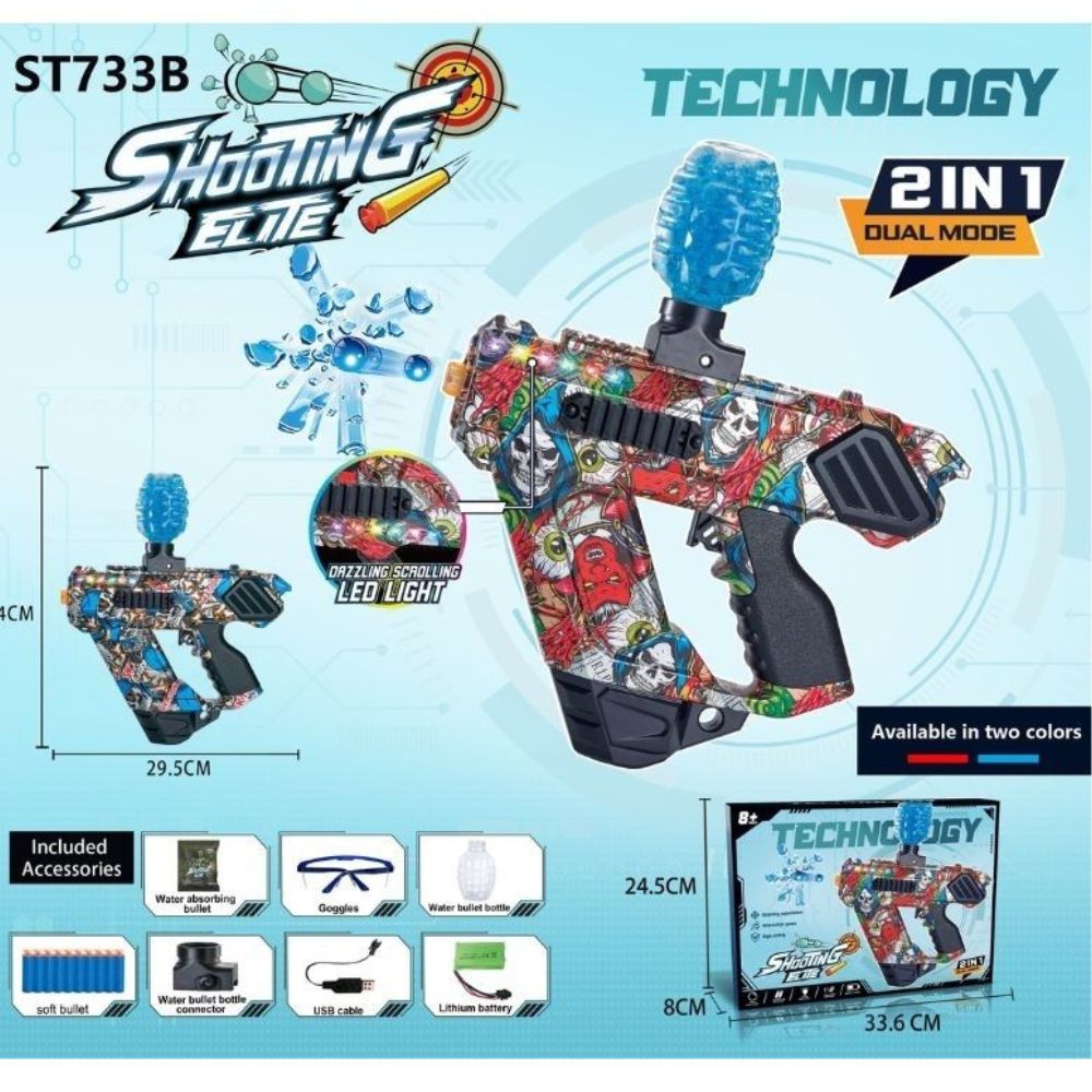 Shooting Elite Multi-Action Dart & Gel Blaster Toy Gun Set Lebanon