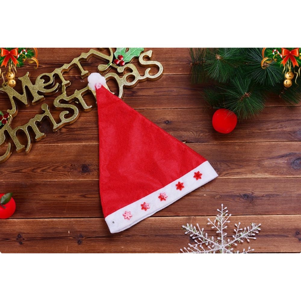 (Net) Glowing Santa Claus Hat Lebanon