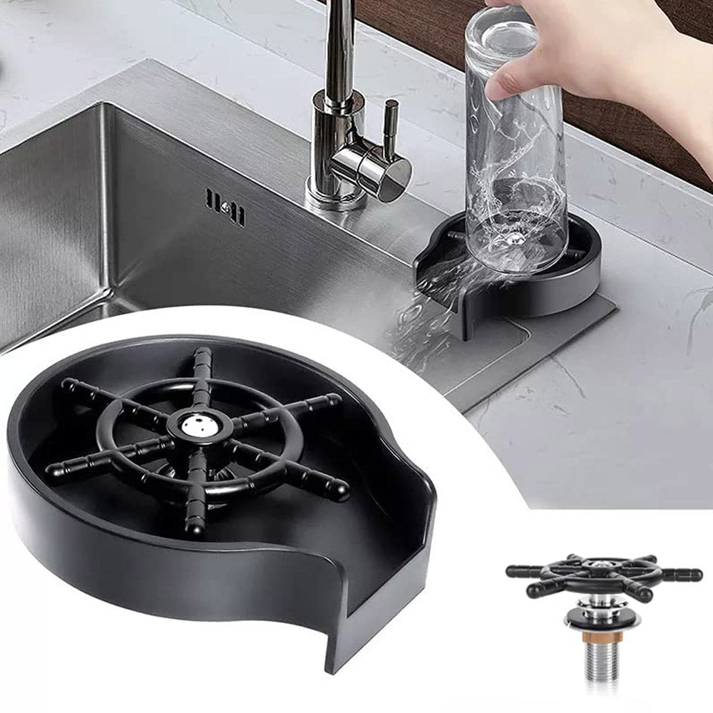 Faucet Glass Washer Cleaner Attachment Accessory for Bar Sink - Medaid International
