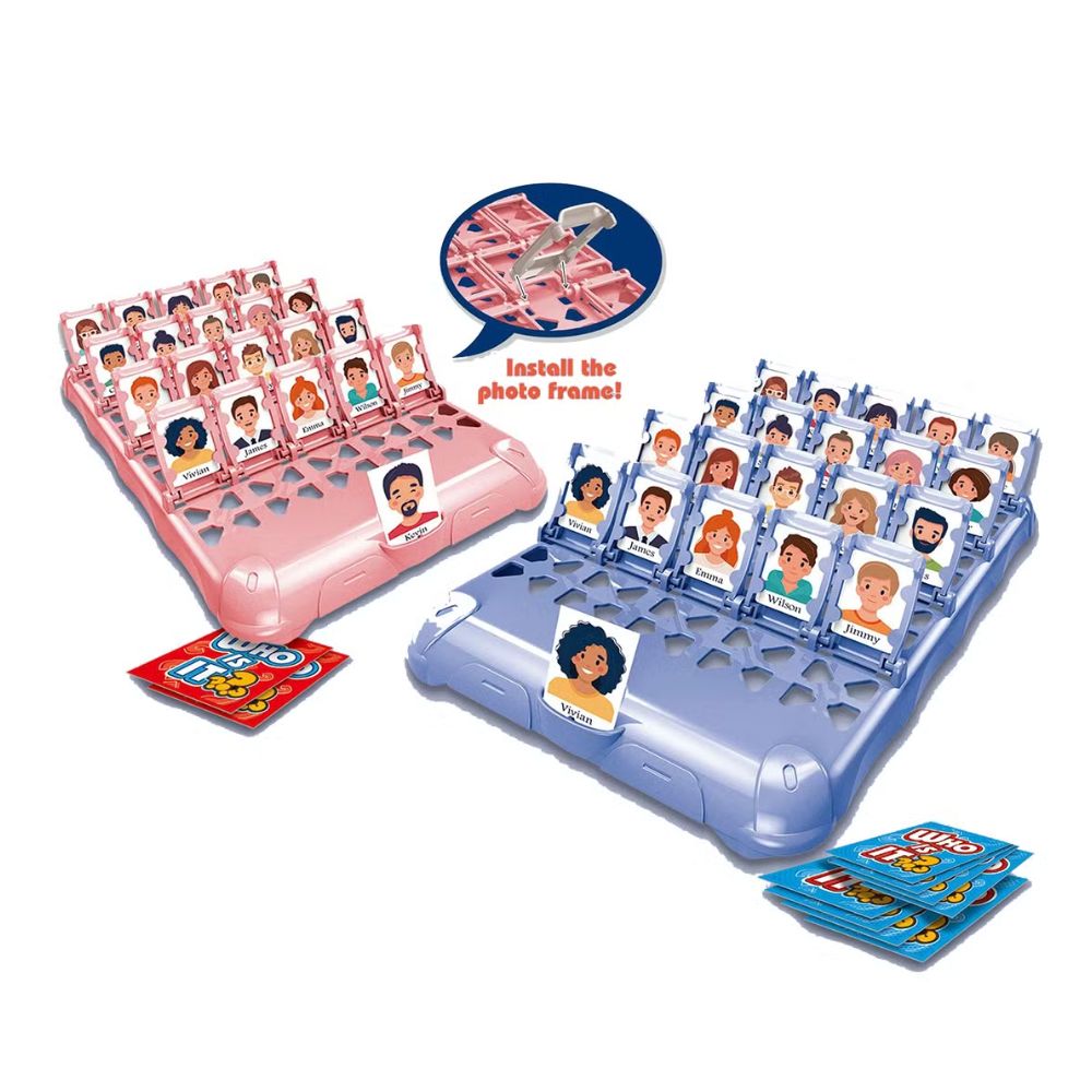 GAME WHO IS IT P.BX (MAIN BODY+PARTS:TOTALLY 82 PCS) Lebanon