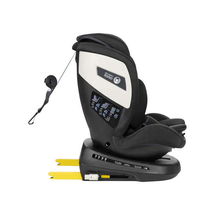Kikkaboo - Car Seat (0,1,2,3) 0-36kg - Shift Isofix - Black