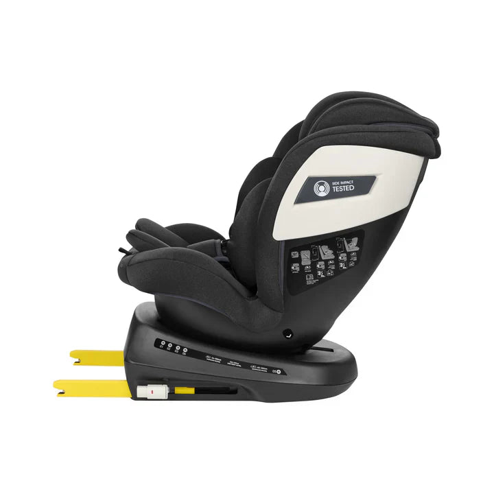 Kikkaboo - Car Seat (0,1,2,3) 0-36kg - Shift Isofix - Black