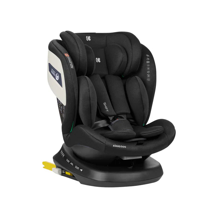 Kikkaboo - Car Seat (0,1,2,3) 0-36kg - Shift Isofix - Black
