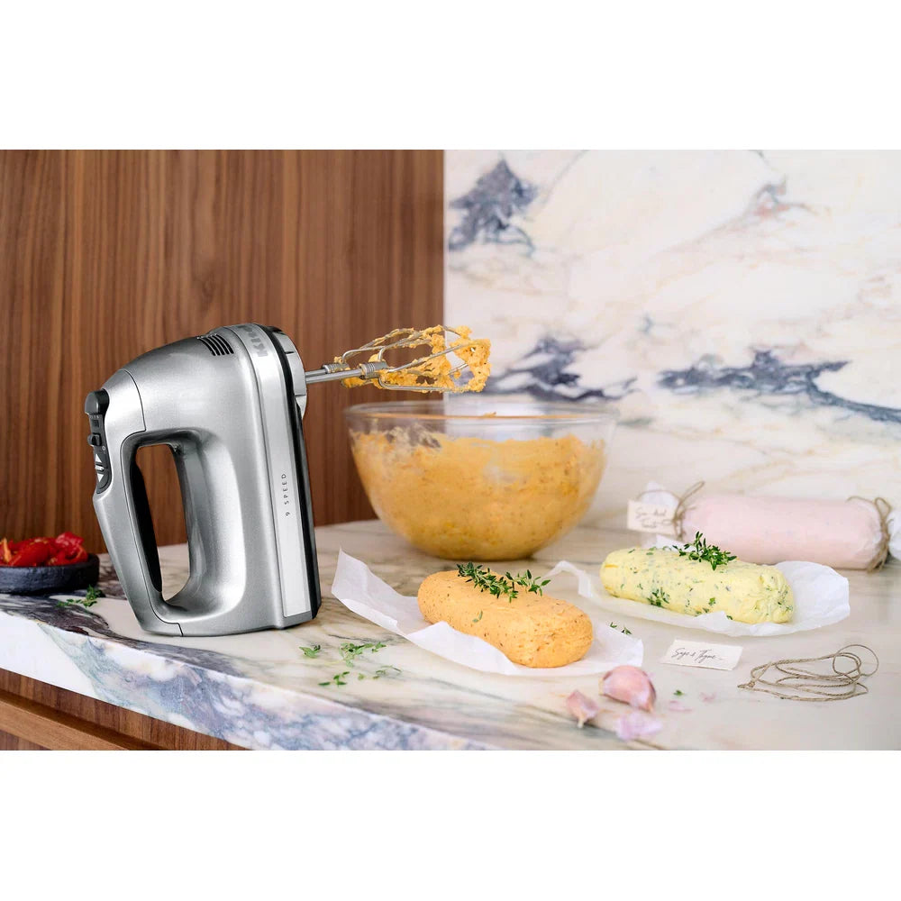 Kitchenaid HAND MIXER 9 SPEED - CONTOUR SILVER