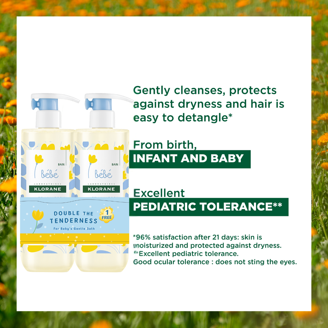 Klorane Baby Gentle Foaming Gel Buy 1 Get 1 Bundle
