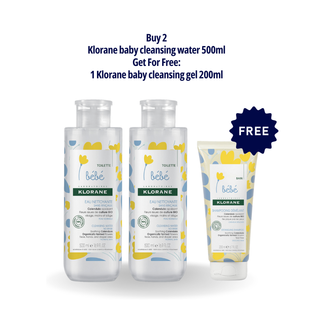 Klorane Buy 2 Cleansing Water 500 ml - Medaid International